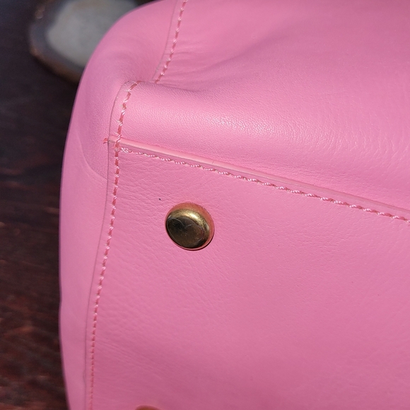 Super rare Y2k huge Juicy Couture pink burgundy bag - Picture 12 of 16